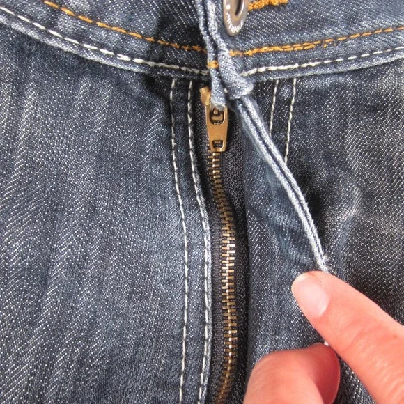 VINTAGE Southpole Jeans Mens 36 Blue Baggy Skater Hip Hop‎ Yellow Tab Y2K 90s